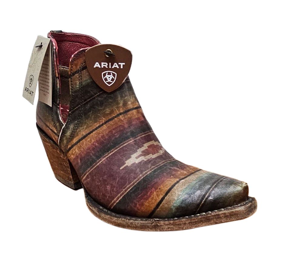 Ariat Women's Dixon Western Boot in Medium Saddle Blanket