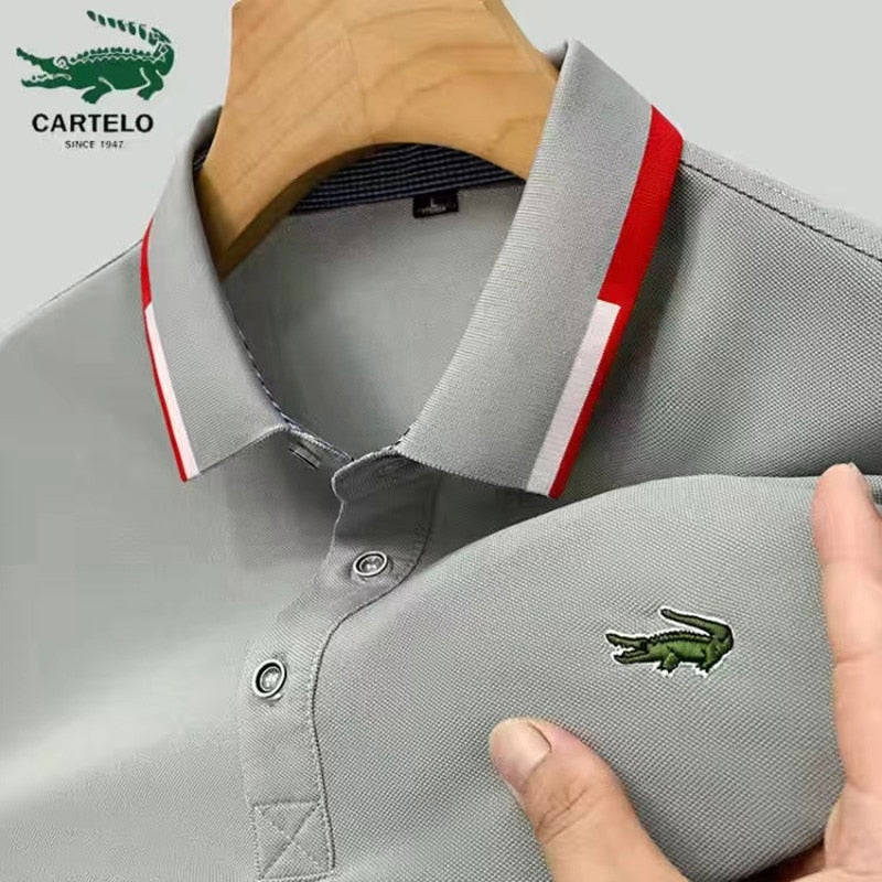 Summer Luxury Business Polo Shirts for Men 2023