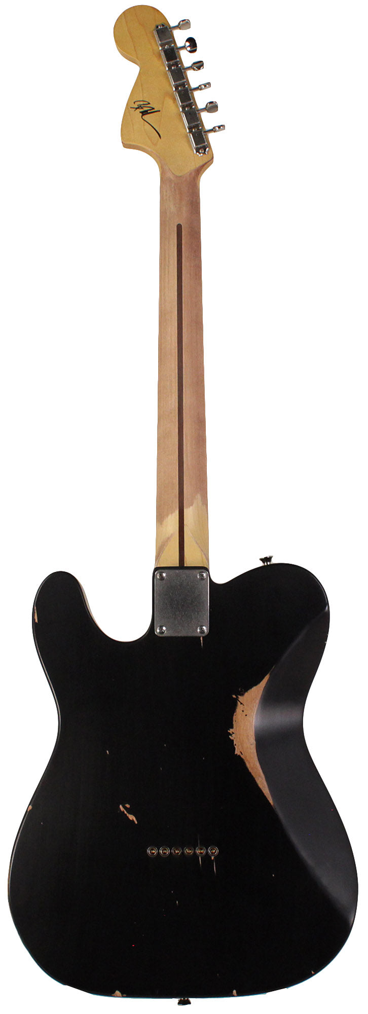 Nash T-72DLX Guitar, Black, Light Aging - Vintage Inspired Telecaster