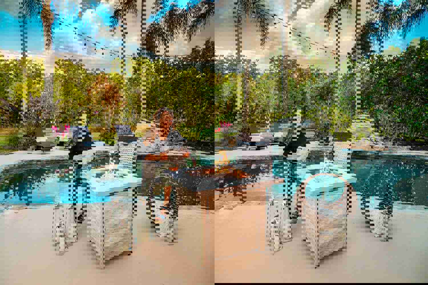 Endless Summer Chesapeake 30 in. Propane Gas Fire Pit Table