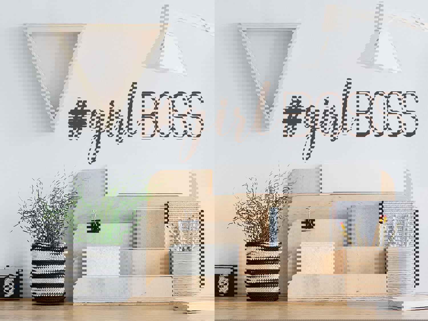 Girl Boss Office Wall Decal - Premium Vinyl Sticker for Workspace