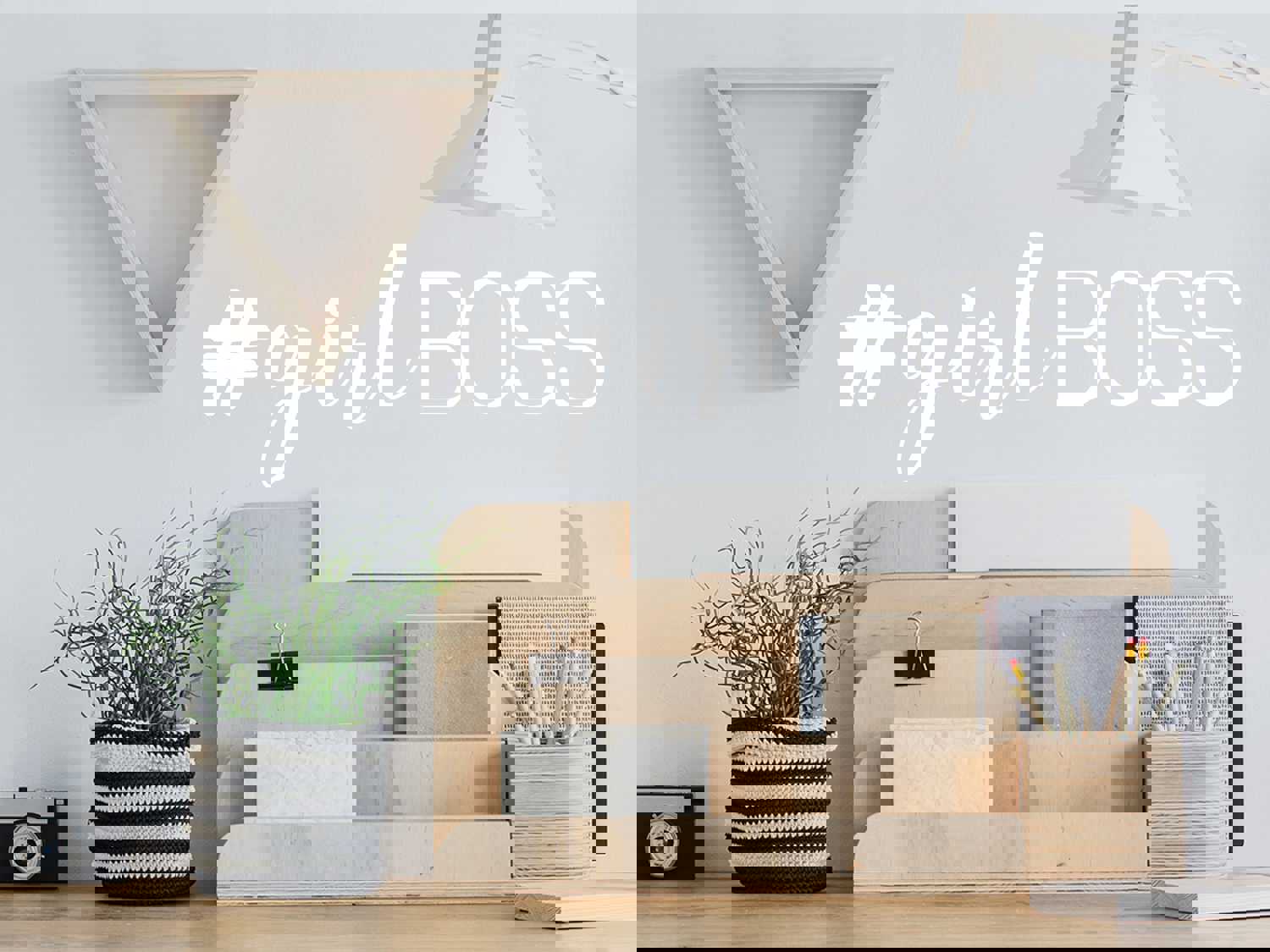 Girl Boss Office Wall Decal - Premium Vinyl Sticker for Workspace