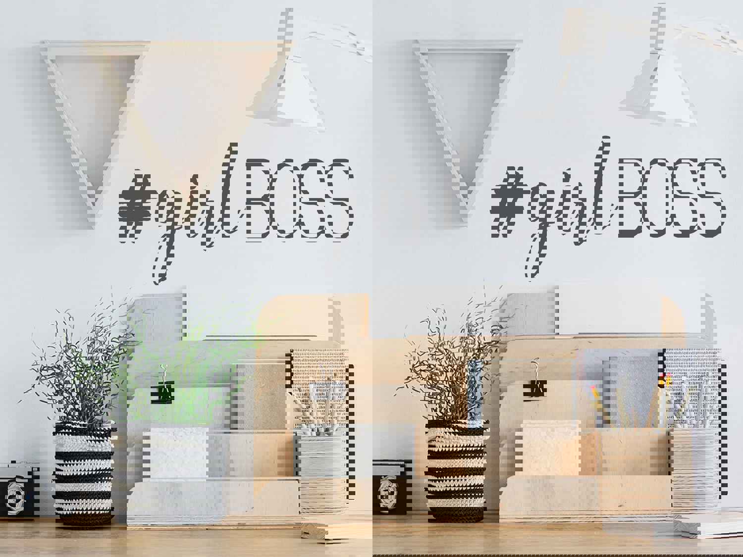 Girl Boss Office Wall Decal - Premium Vinyl Sticker for Workspace