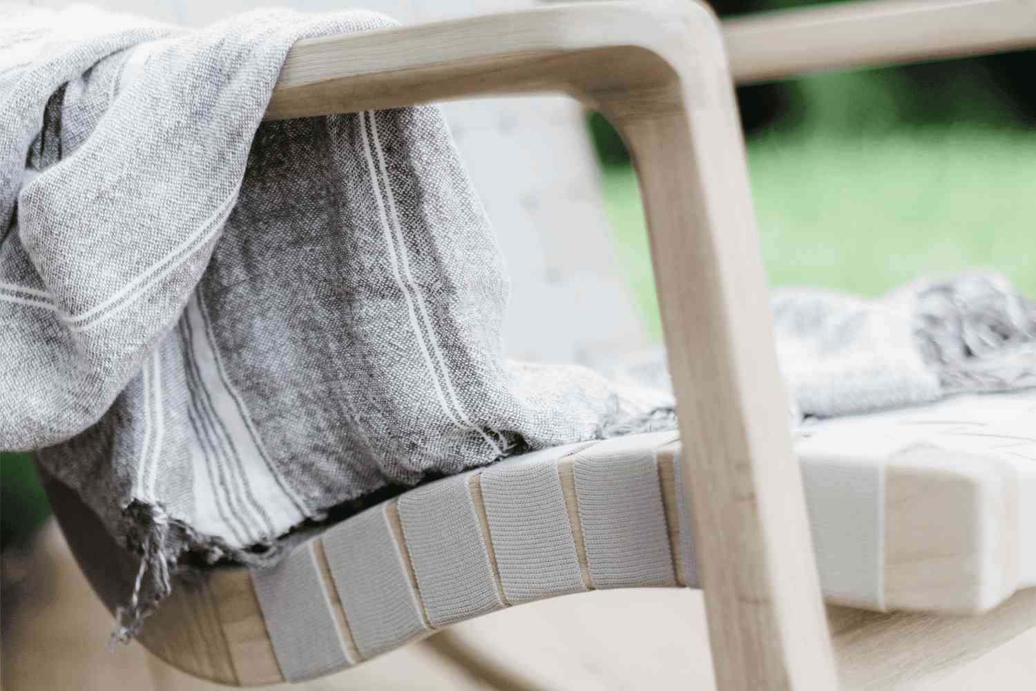 Arenal Rocking Chair with Beige Outdoor Straps