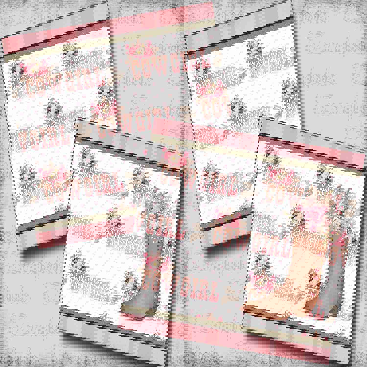 Cowgirl Boot NPM - 6709 Scrapbook Pages