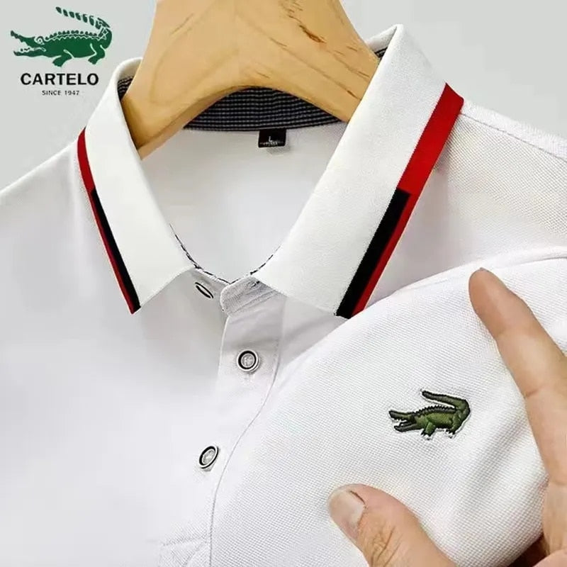 Summer Luxury Business Polo Shirts for Men 2023