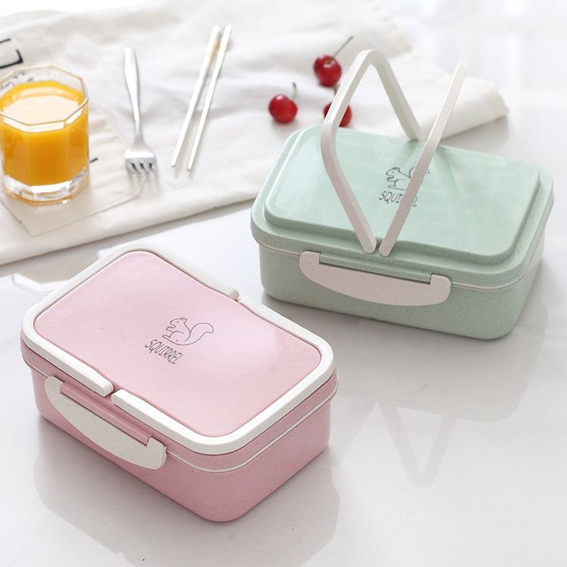 Eco-Friendly Rectangular Wheat Straw Food Storage Container