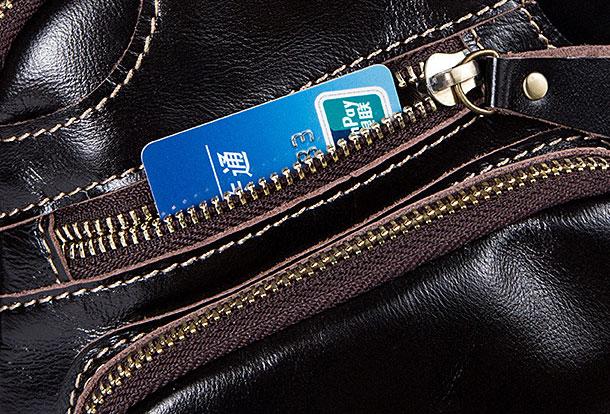 Genuine Leather Cool Chest Bag Sling Bag Crossbody Bag Travel Bag Hiking Bag For Men