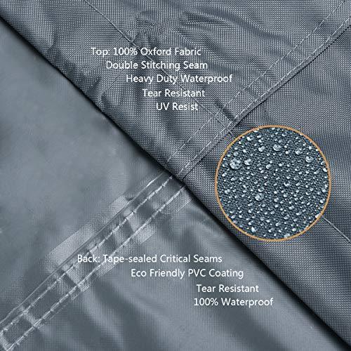 Waterproof Outdoor Patio Furniture Set Covers - Heavy Duty Oxford Fabric