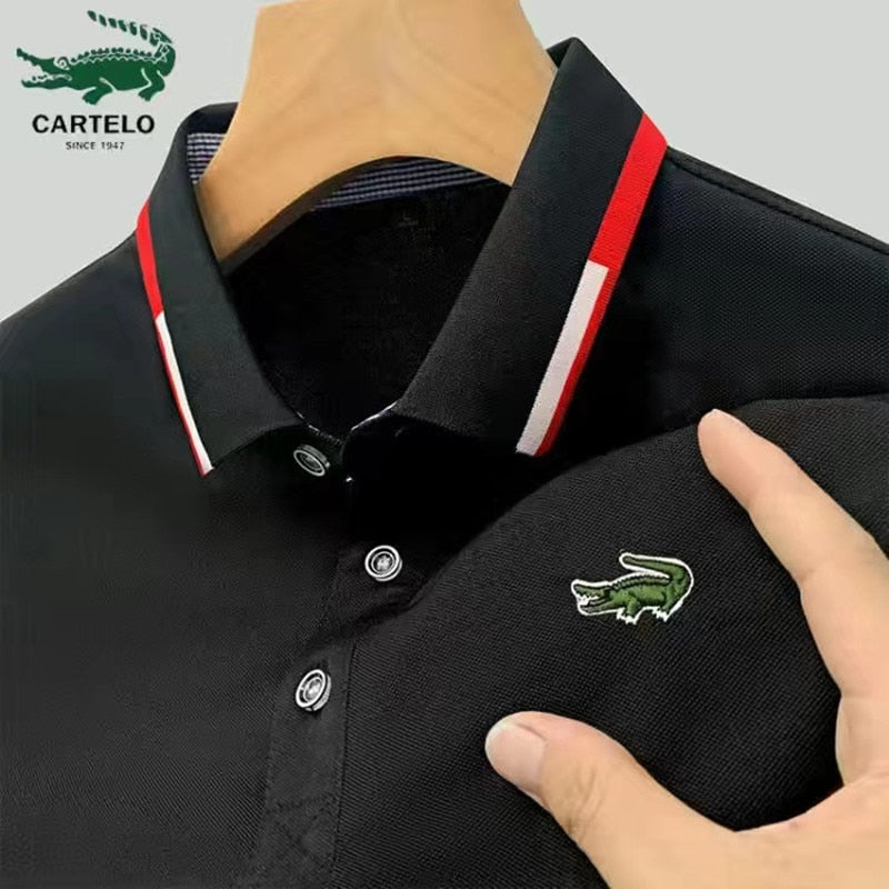 Summer Luxury Business Polo Shirts for Men 2023