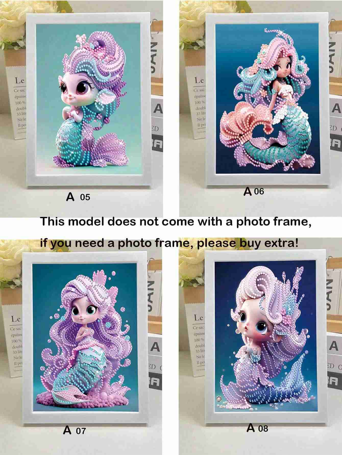 1PC/12 Styles Animal Cartoons DIY Diamond Art Painting for Home Decor
