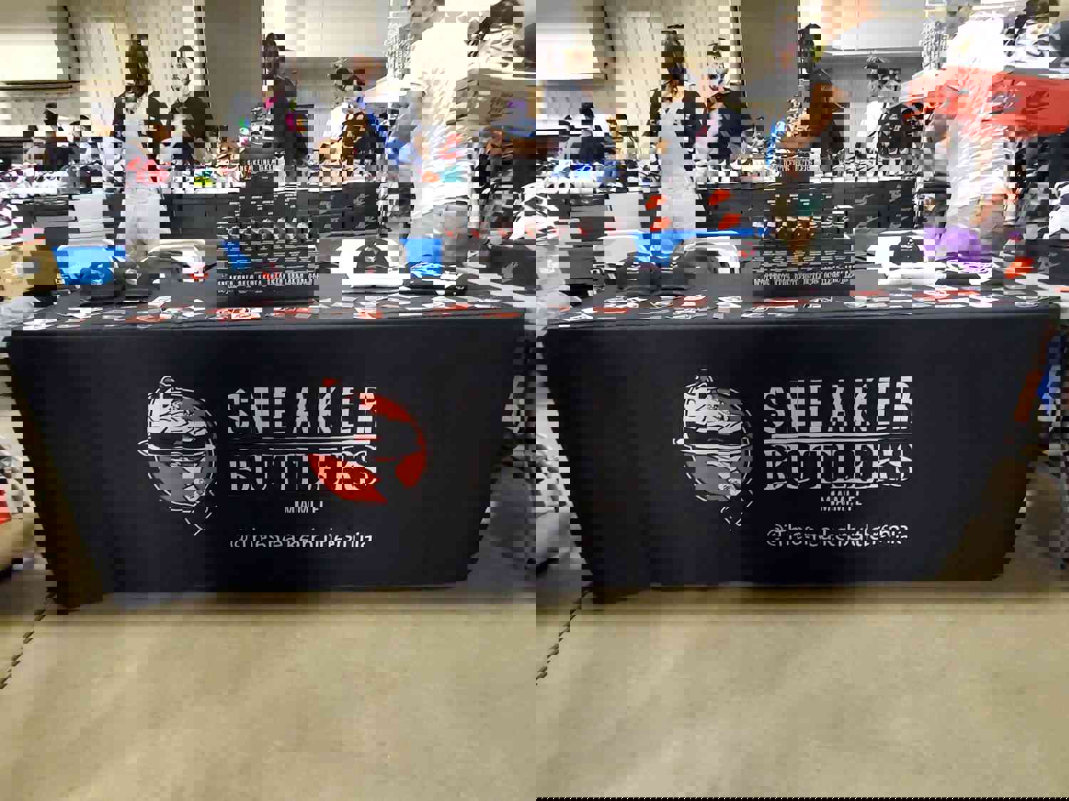 8Ft Custom Printed Fitted Table Cover - Premium Front Panel Print