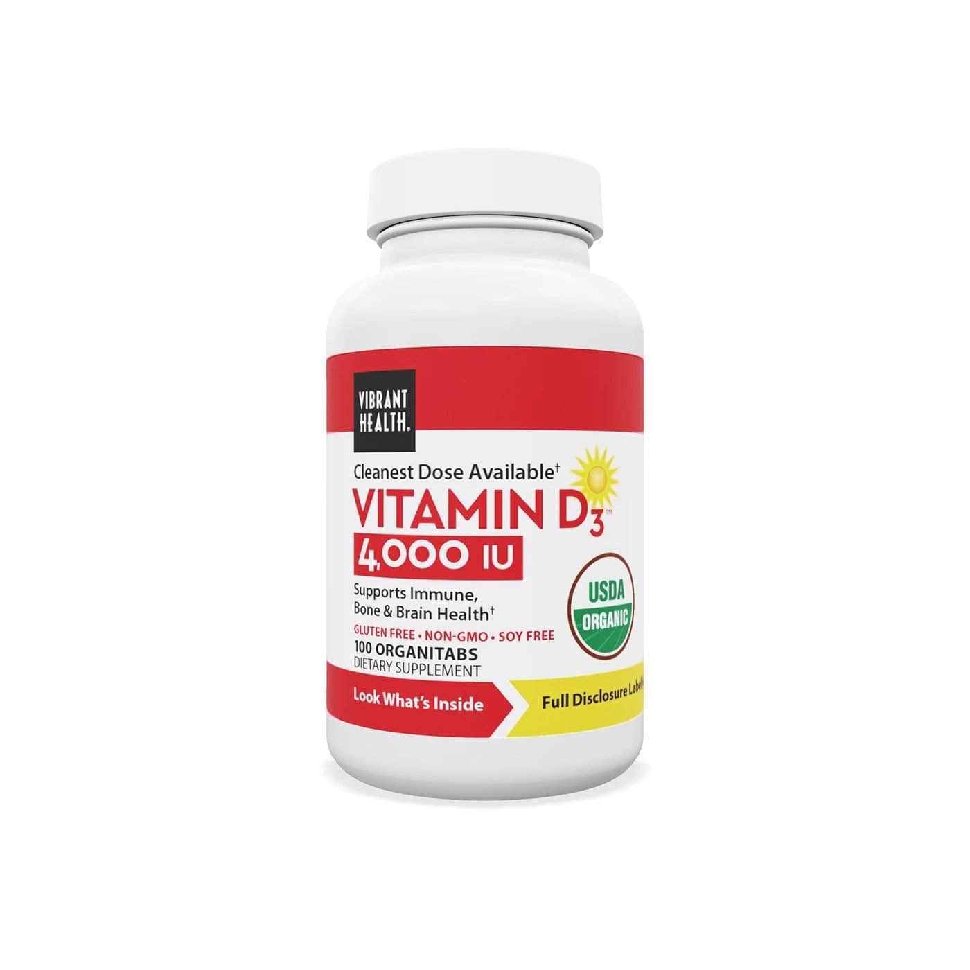 Vibrant Health - Vitamin D3 Supplement for Immune & Bone Support
