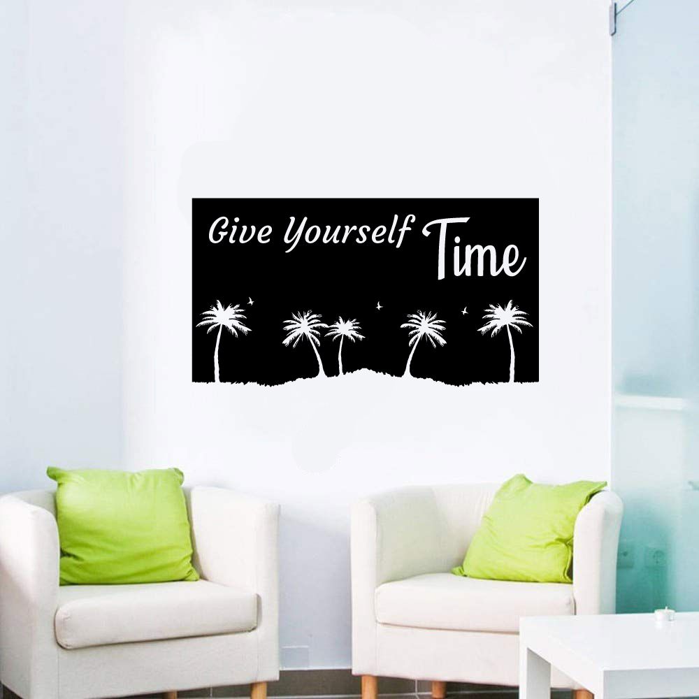 Positive Quotes Vinyl Wall Sticker - Customizable Life Mantra Decal
