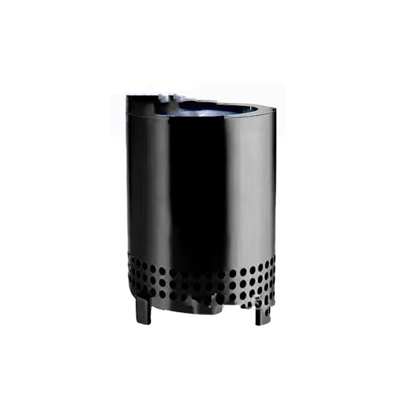 Portable Tabletop Fire Pit for Outdoor Wood Pellet Burning with Stand