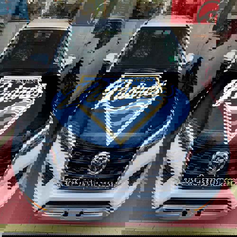 San Diego Padres Itasha Car Vinyl Hood Wrap Decal Sticker