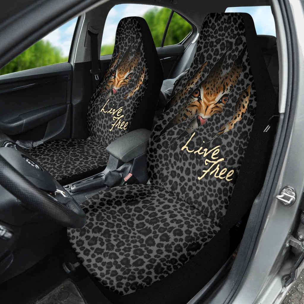 Leopard Skin Wild Car Seat Covers - Premium Custom Fit for Cars & SUVs