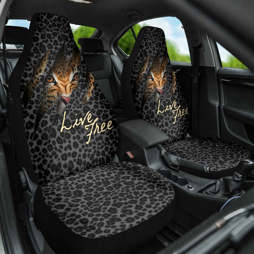 Leopard Skin Wild Car Seat Covers - Premium Custom Fit for Cars & SUVs
