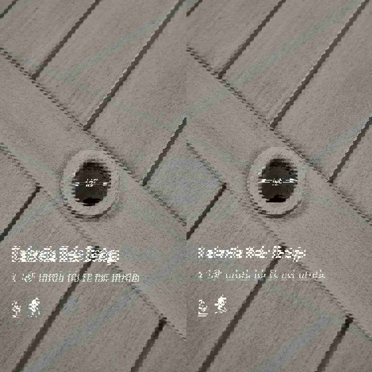 3 Pieces Patio Dining Set Outdoor Aluminum Rectangular Dining Table and Wicker Outdoor Bench