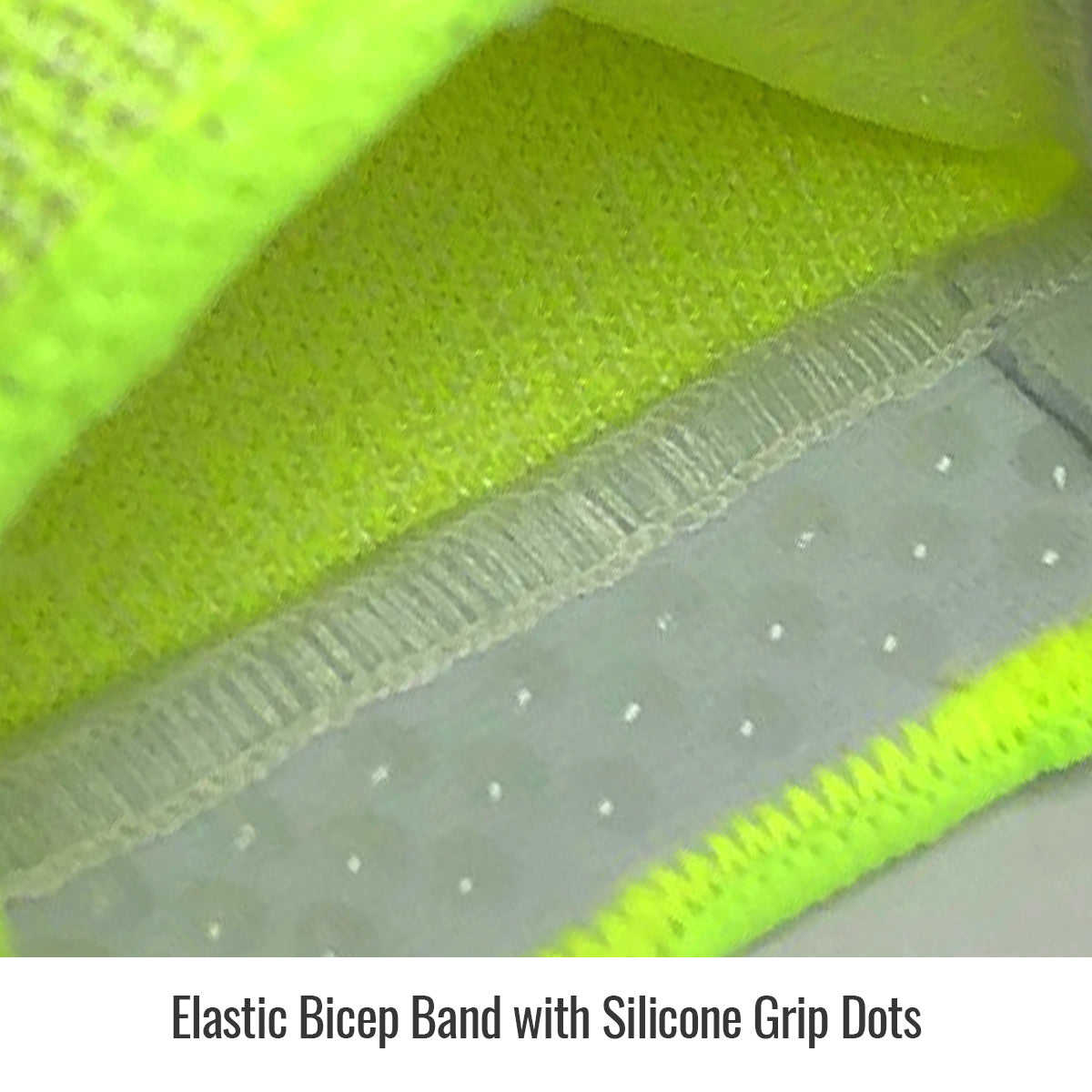 Revco HS-18T-HY 18 Hi-Vis Yellow HPPE Knit A4 Cut Resistant Sleeves with Thumb Slots (1 Pair)