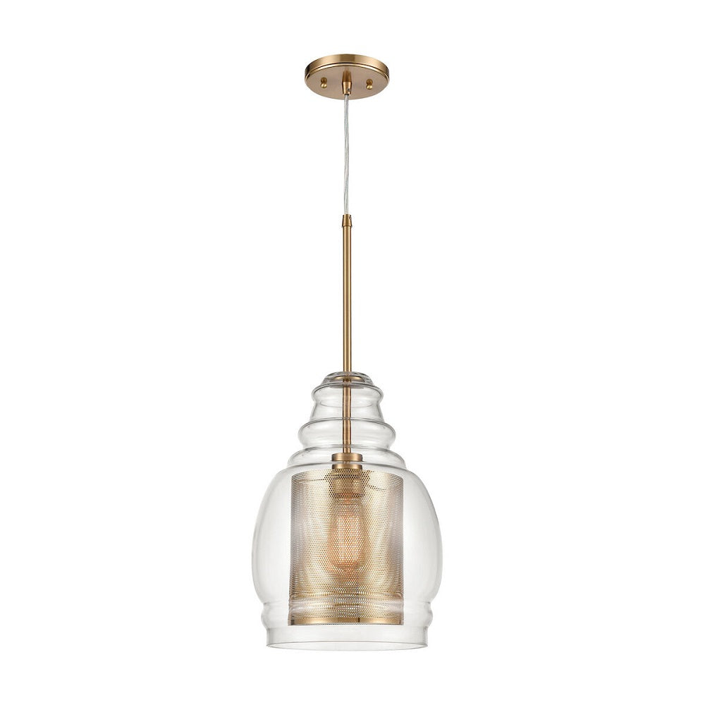 Hamdon 1 Light Gold Pendant