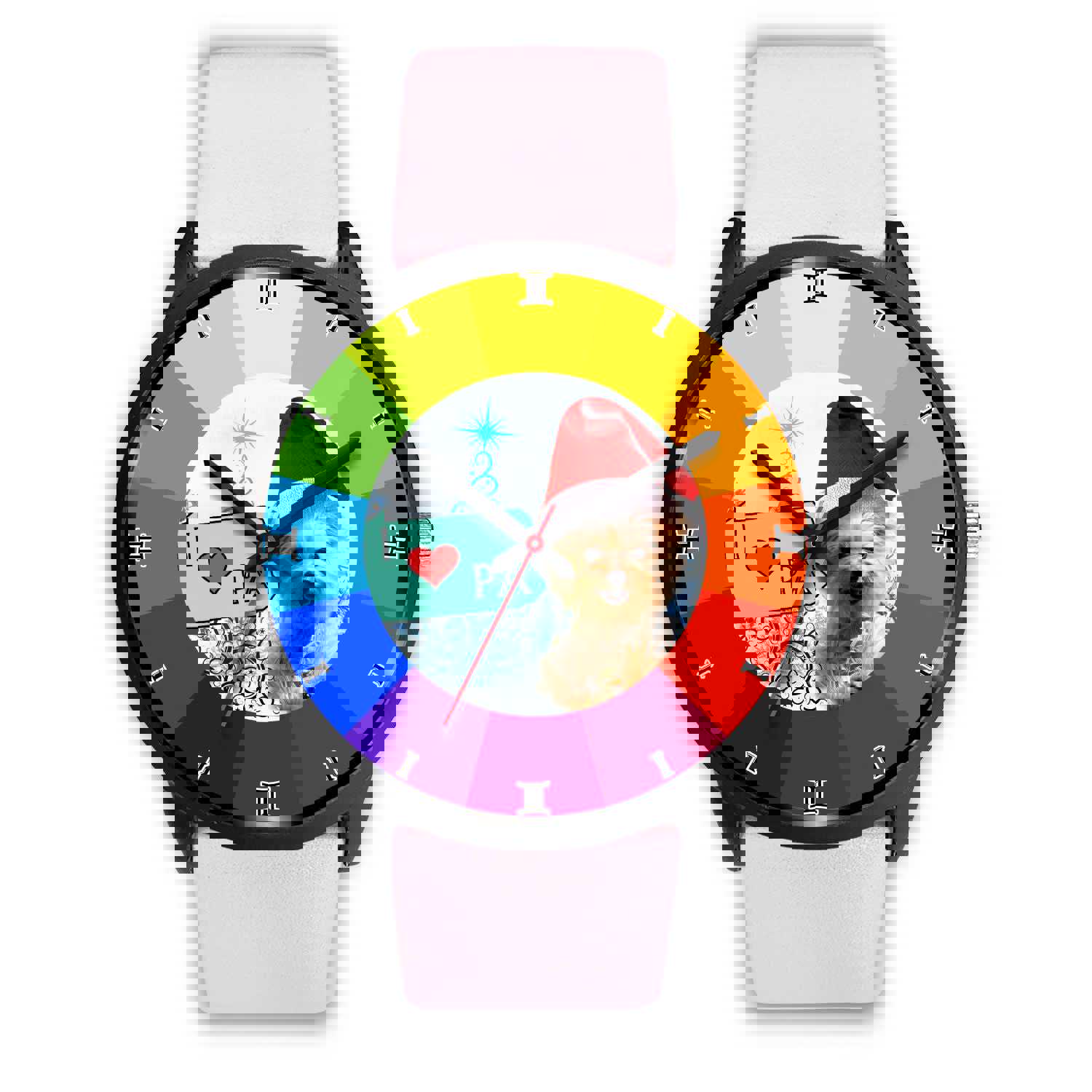 Cute Yorkie Dog Pennsylvania Christmas Special Wrist Watch