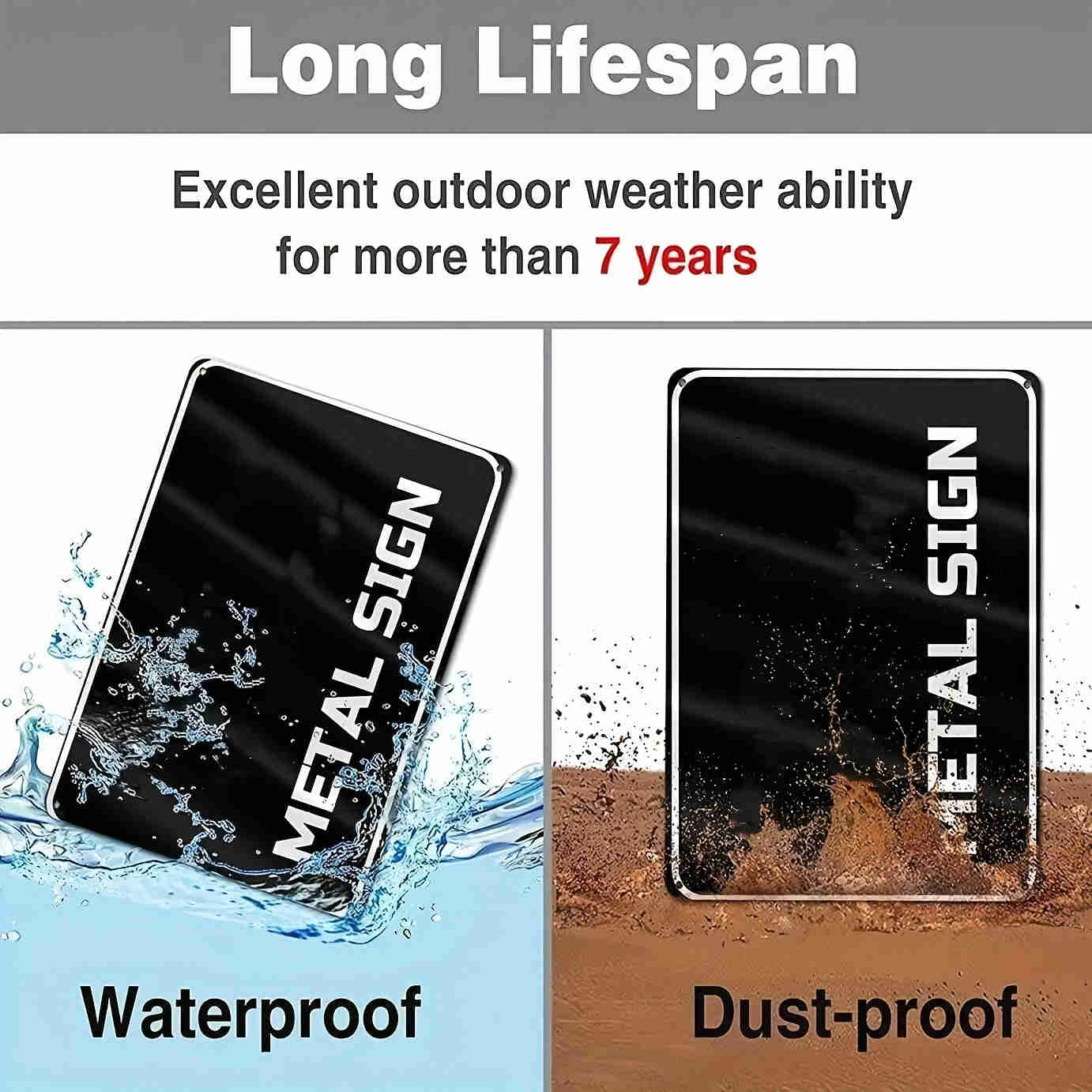 1pc Vintage Tarot Knowledge Tin Sign - Waterproof & Dustproof Wall Decor