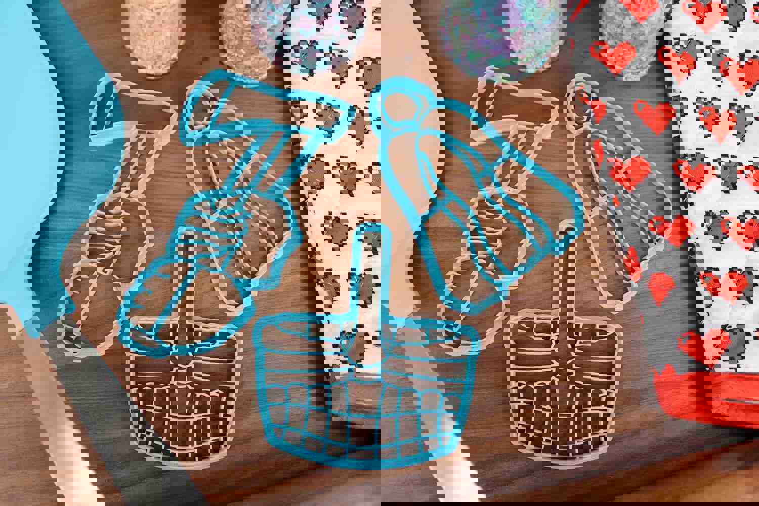 Red Riding Hood Cookie Cutters Set - Food Basket, Grandma Hood, Riding Hood Cloak, Wolf Grandma, Woodsman Axe