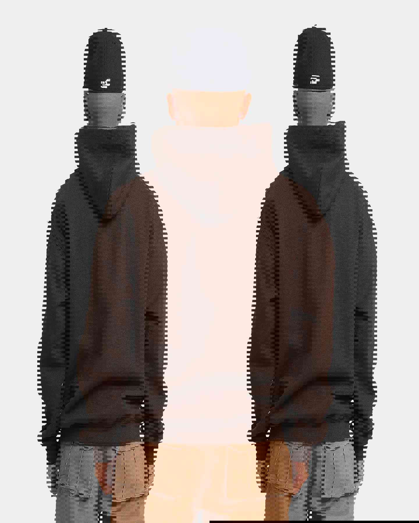 Majestic Athletic New York Yankees Team Stack Script Hoodie Dark Chocolate