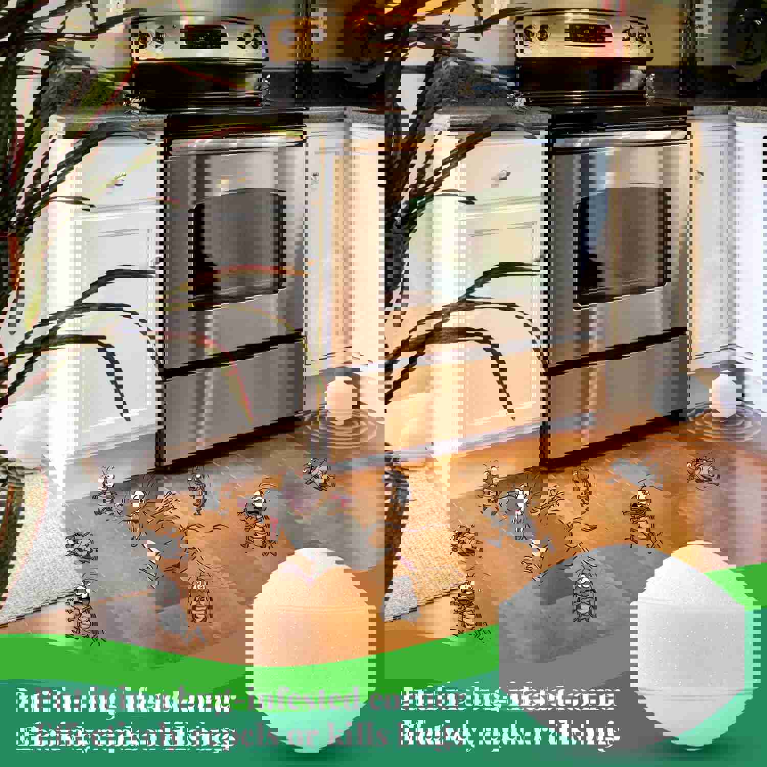 12 Pcs Natural Peppermint Oil Cockroach Repellent for Indoor & Outdoor Use