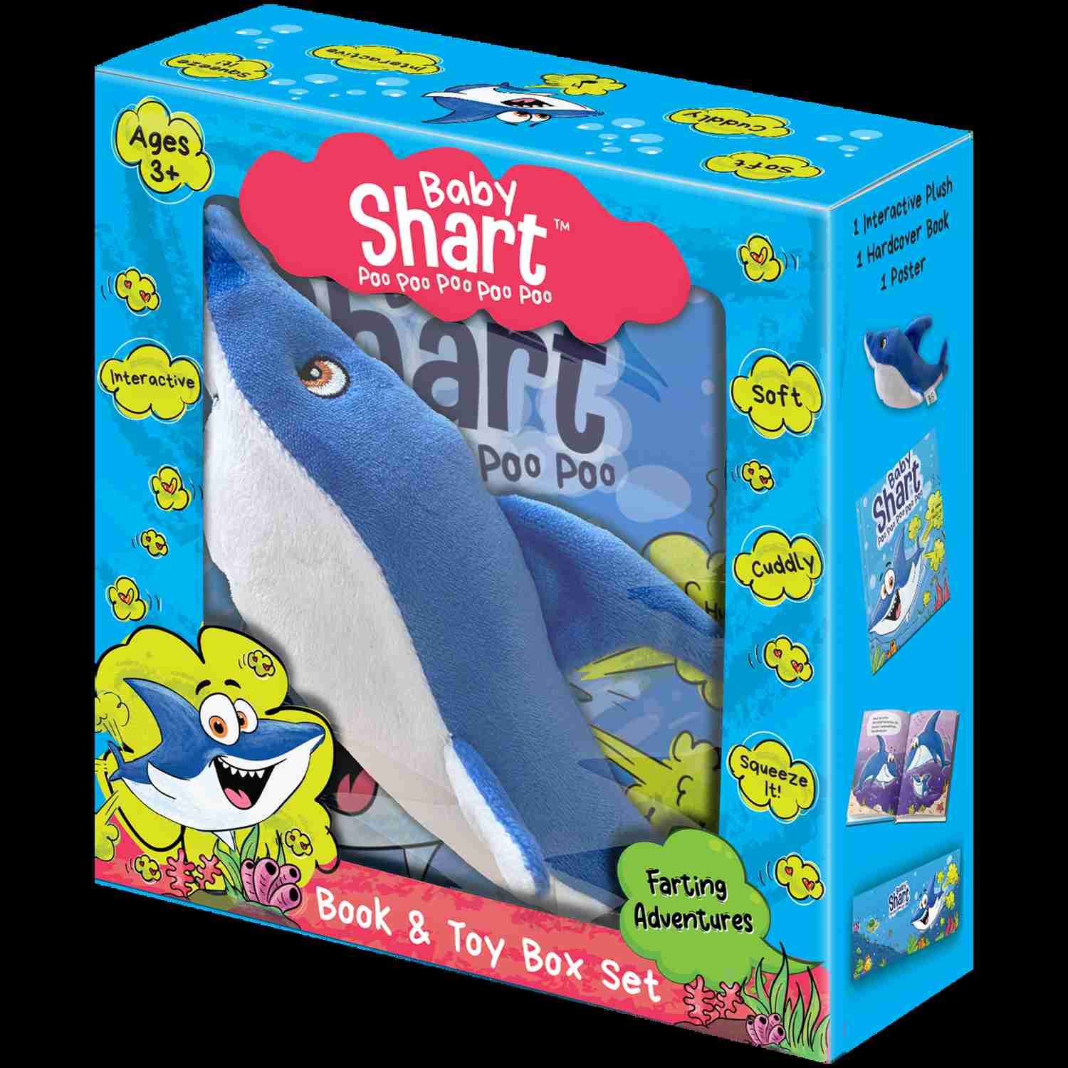 Baby Shart Interactive Toy Book Gift Box Set