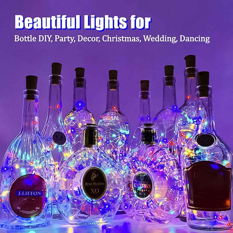 LED Bottle Light Cork Night Light DIY Decor Gift