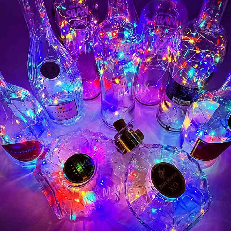 LED Bottle Light Cork Night Light DIY Decor Gift