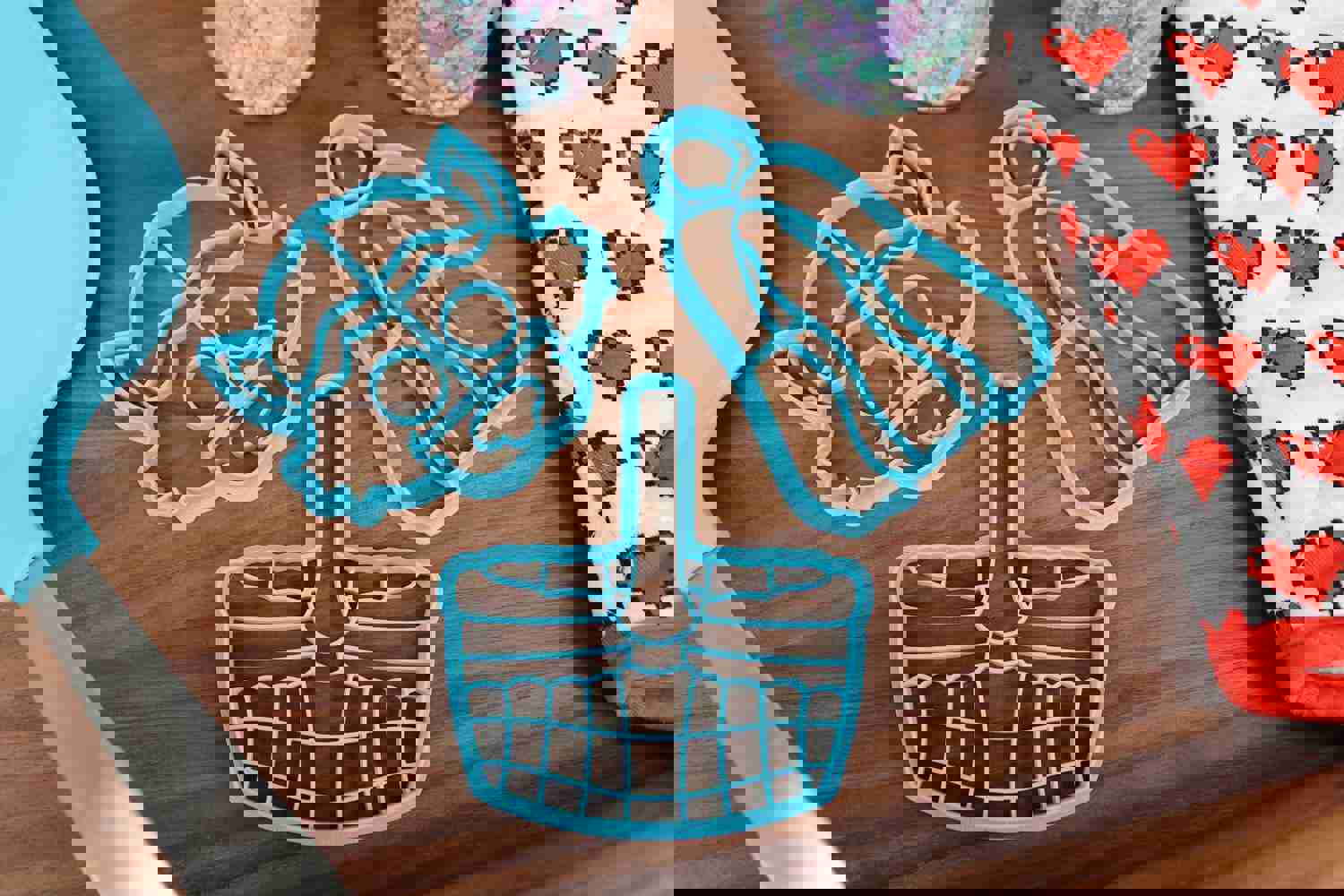 Red Riding Hood Cookie Cutters Set - Food Basket, Grandma Hood, Riding Hood Cloak, Wolf Grandma, Woodsman Axe