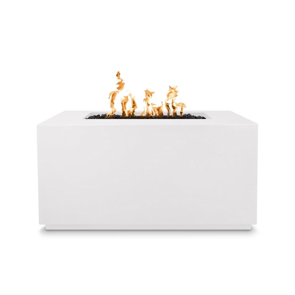 Top Fires Pismo 48-Inch Rectangular GFRC Gas Fire Pit with Flame Sense Ignition