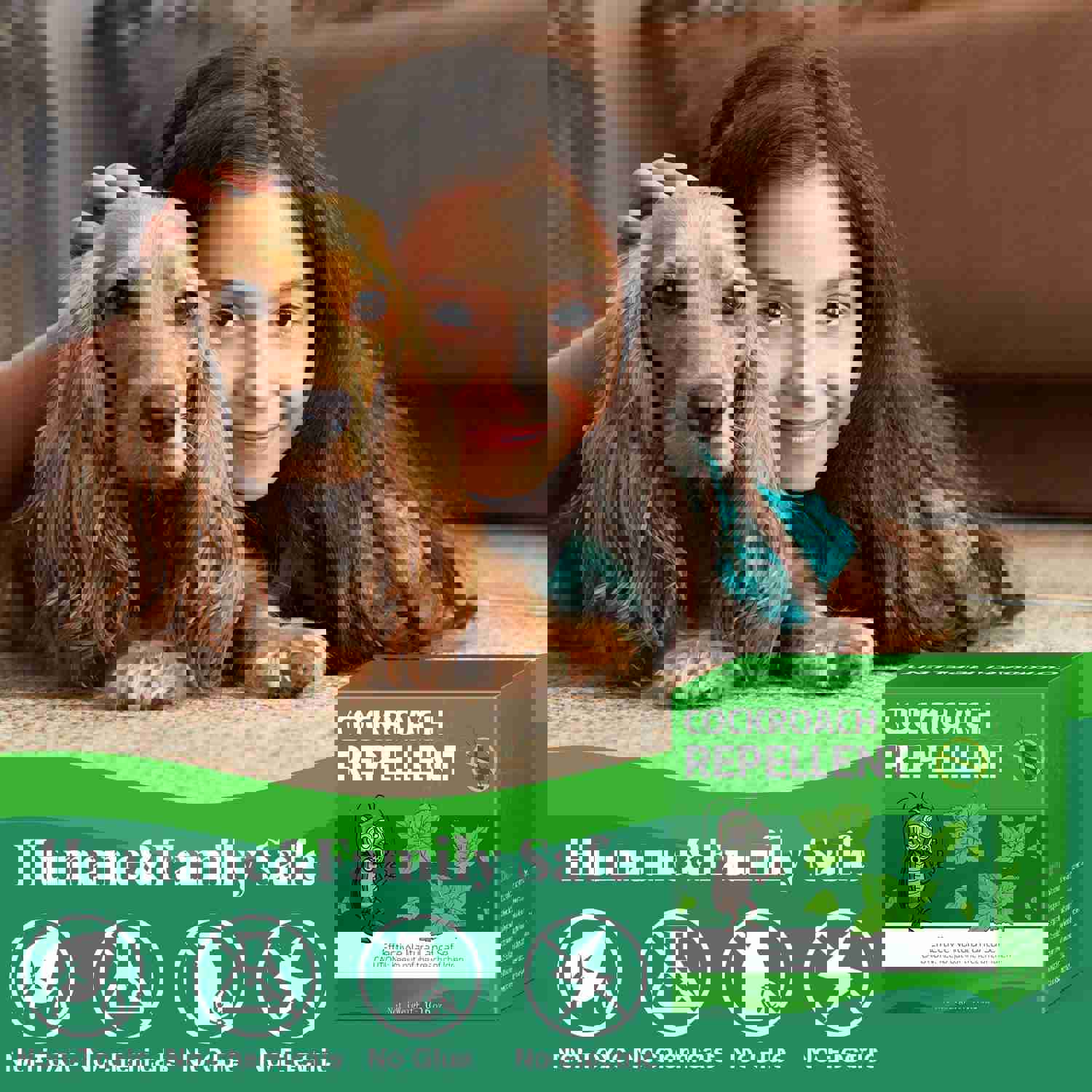 12 Pcs Natural Peppermint Oil Cockroach Repellent for Indoor & Outdoor Use