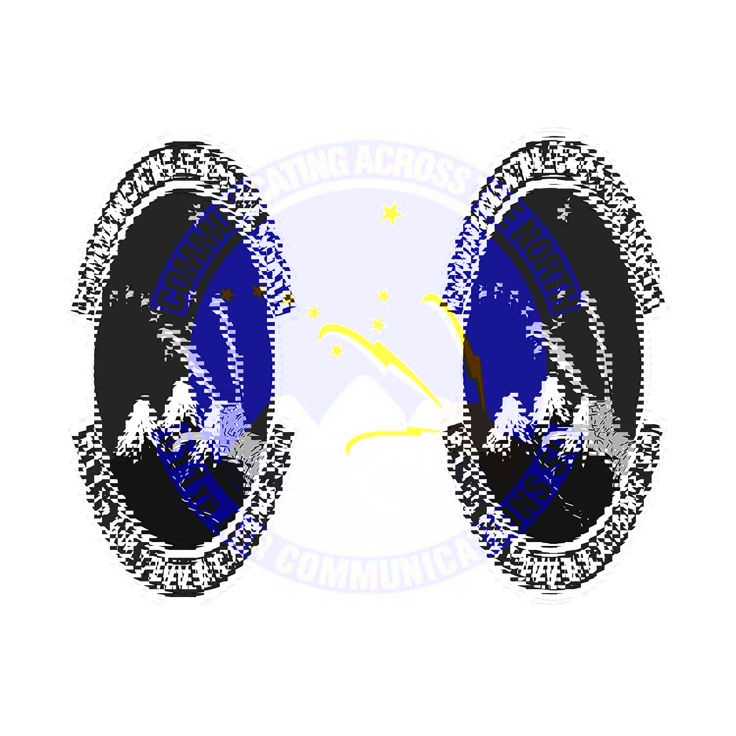 611th Air Communications Squadron - Vinyl Decal Patch - Multiple Sizes Available
