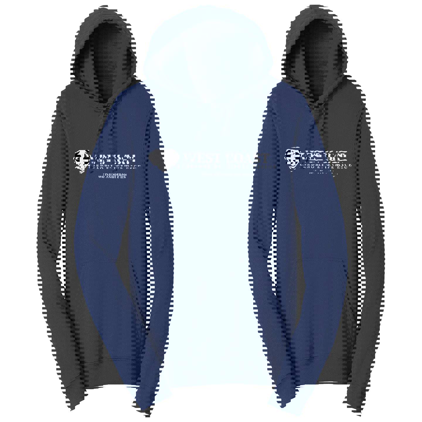 WCLRR Puppy Face Logo Outline - Unisex Hoodie Sweatshirt for Adults