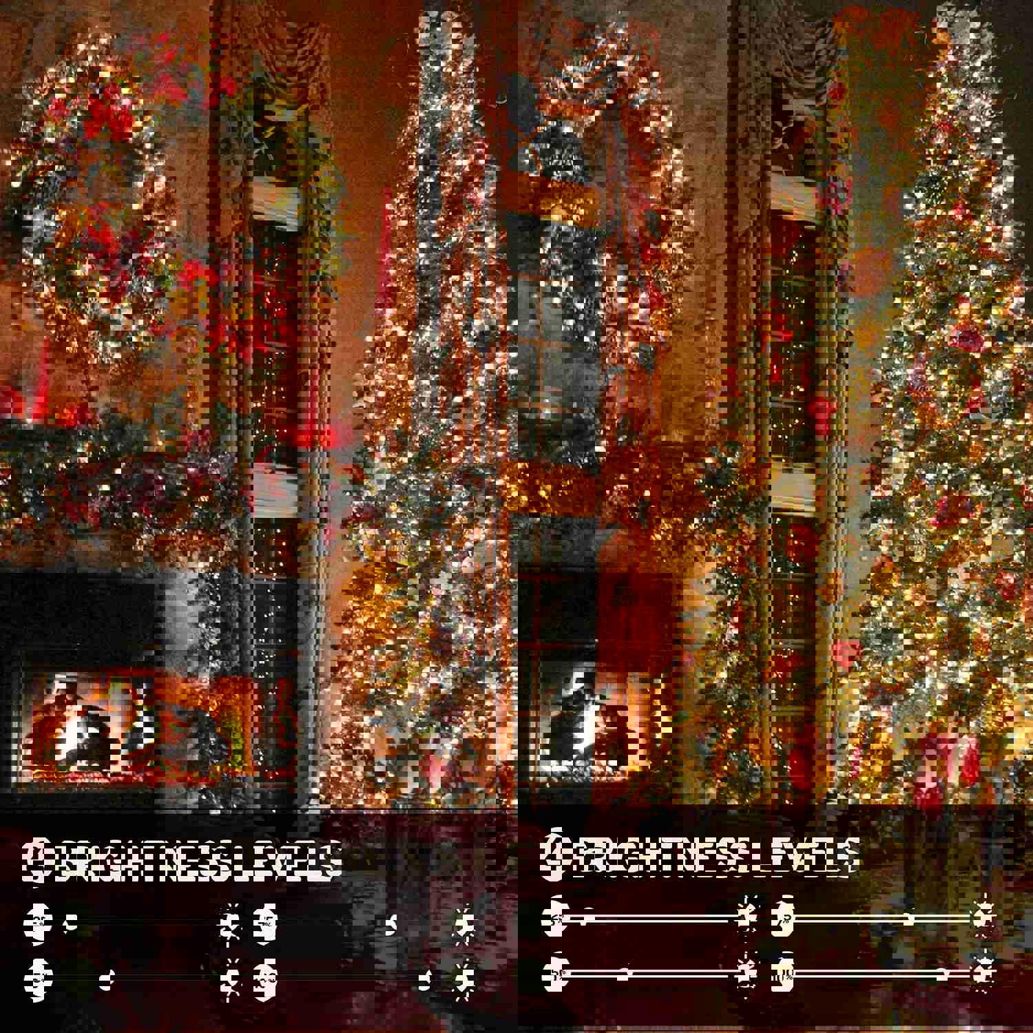 1000 LED Christmas Lights [Warm White] 400ft Super Long String Lights - Remote with 8 Modes/Timer/Dimmable - UL Approved for Indoor/Outdoor Use