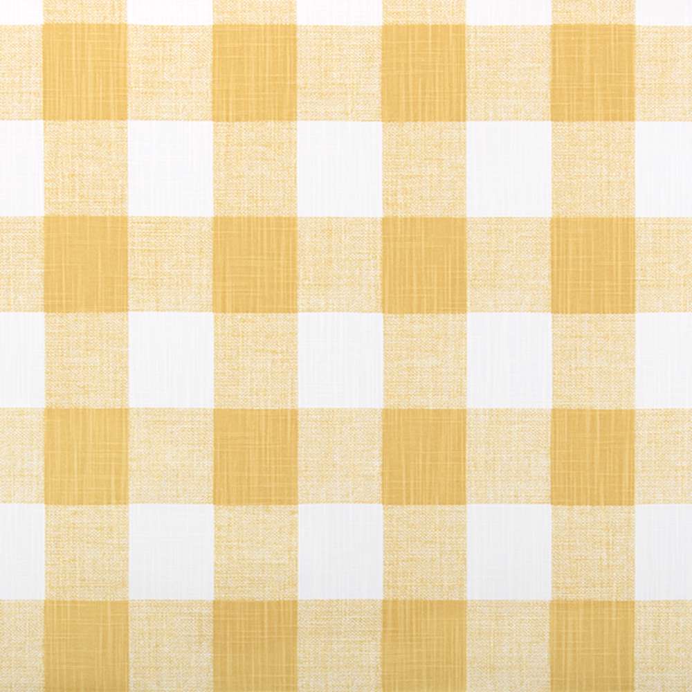 Empress Swag Valance in Anderson Brazilian Yellow Buffalo Check Plaid