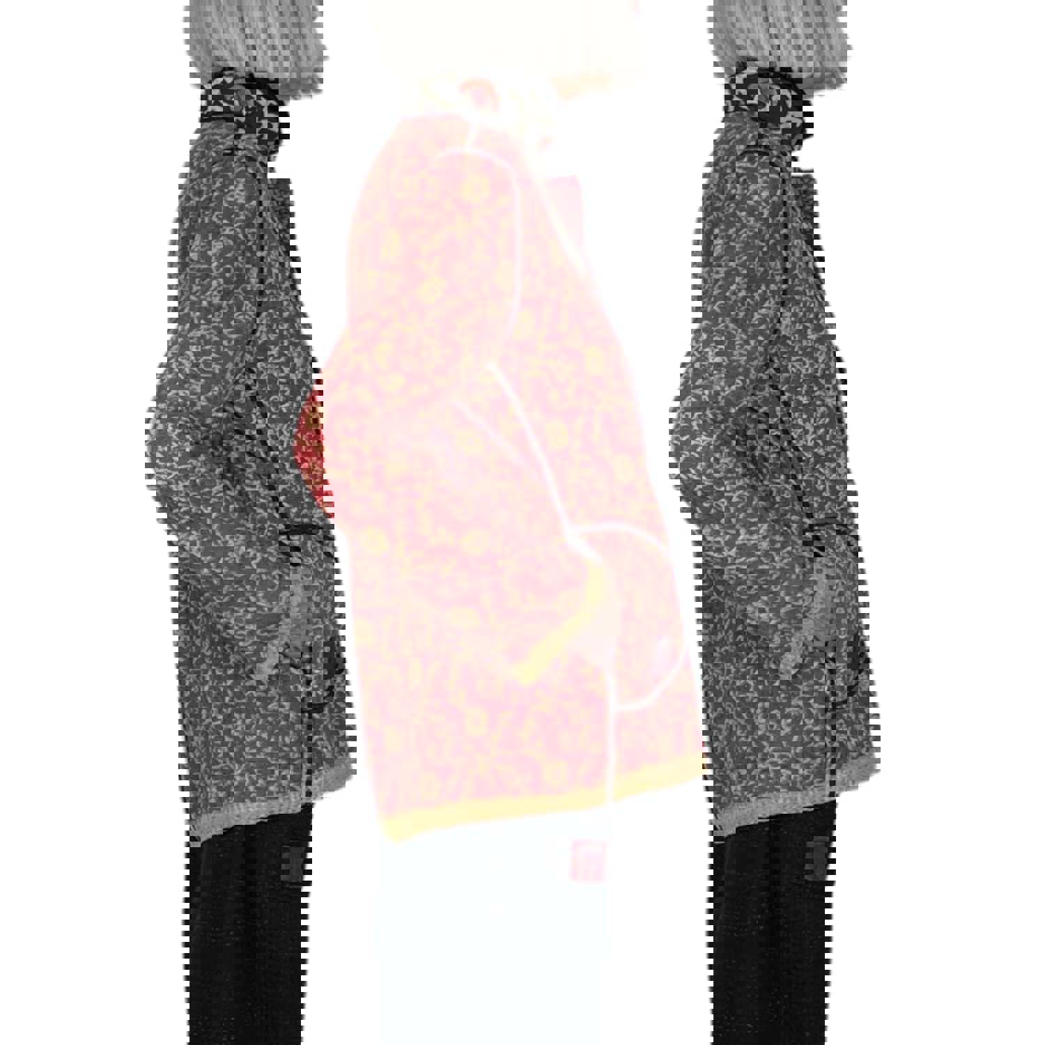 VINTAGE COTTON SIMPLE JACKET - Reversible Stand Collar with Hand Stitching