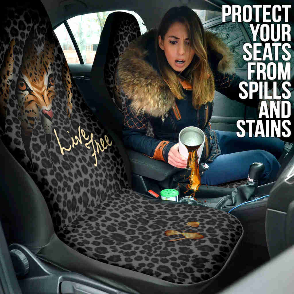 Leopard Skin Wild Car Seat Covers - Premium Custom Fit for Cars & SUVs