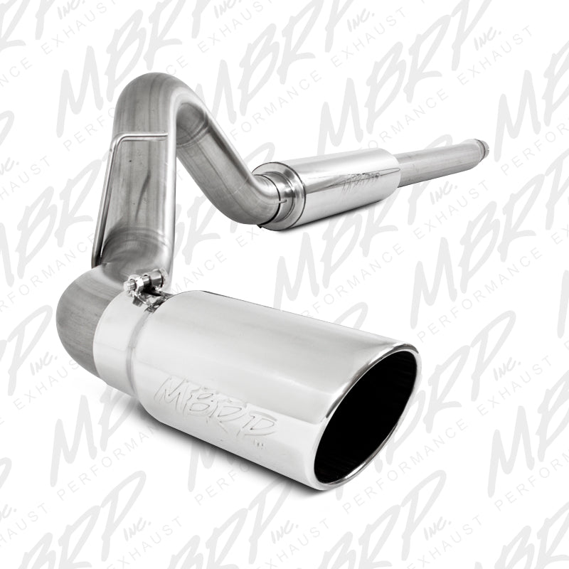MBRP S5246409 4 Inch Resonator Back Exhaust System for 11-16 Ford F-250/350/450