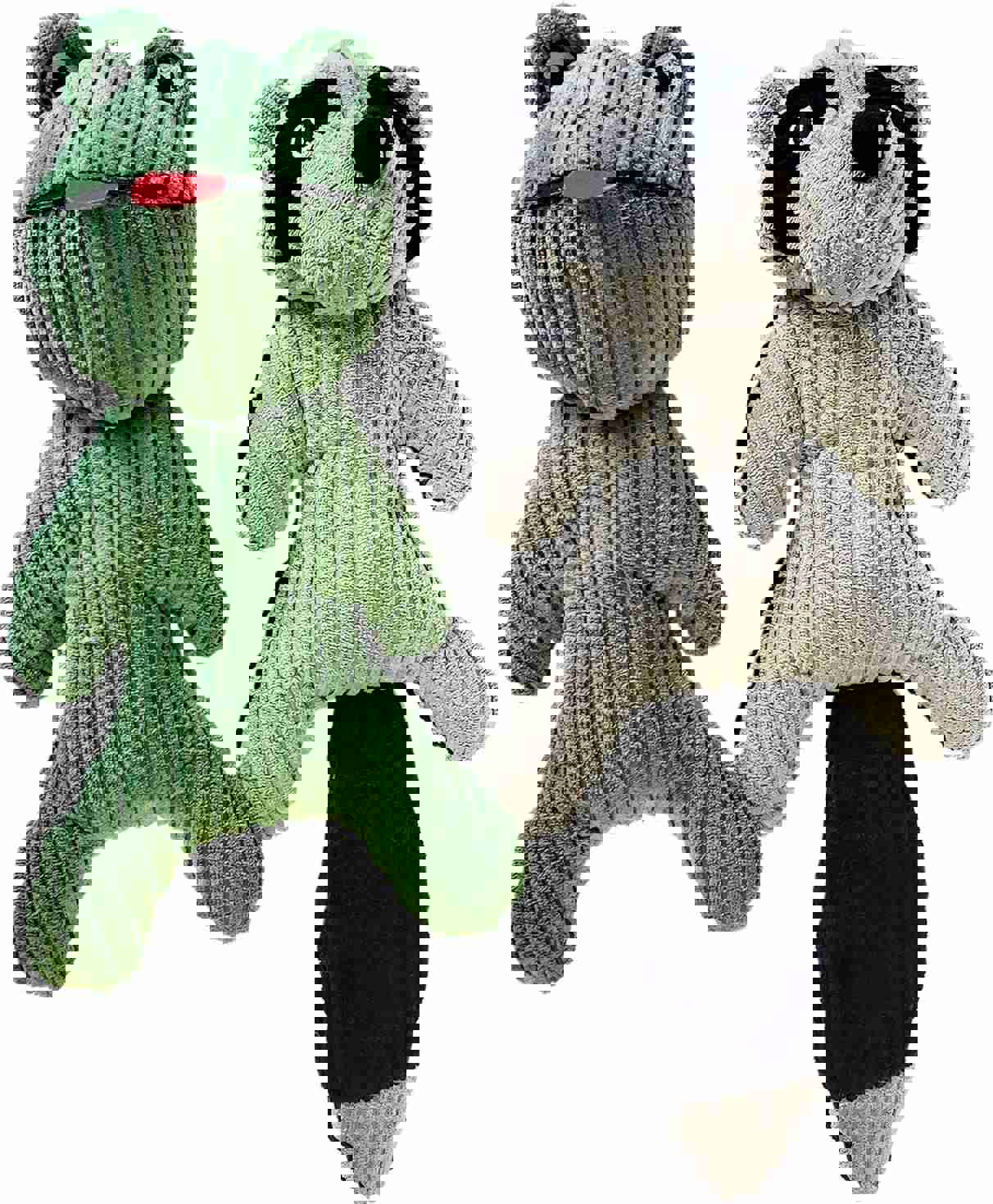 Plush Corduroy Chew Toys Set for Dogs and Puppies - Durable and Safe Pet Toy