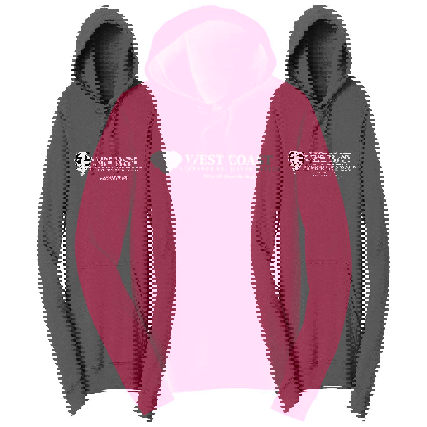 WCLRR Puppy Face Logo Outline - Unisex Hoodie Sweatshirt for Adults