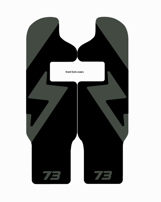 Adventure Style Decal Fork Protector for Super 73 R / RX / S2