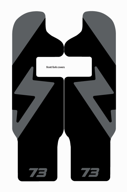 Adventure Style Decal Fork Protector for Super 73 R / RX / S2