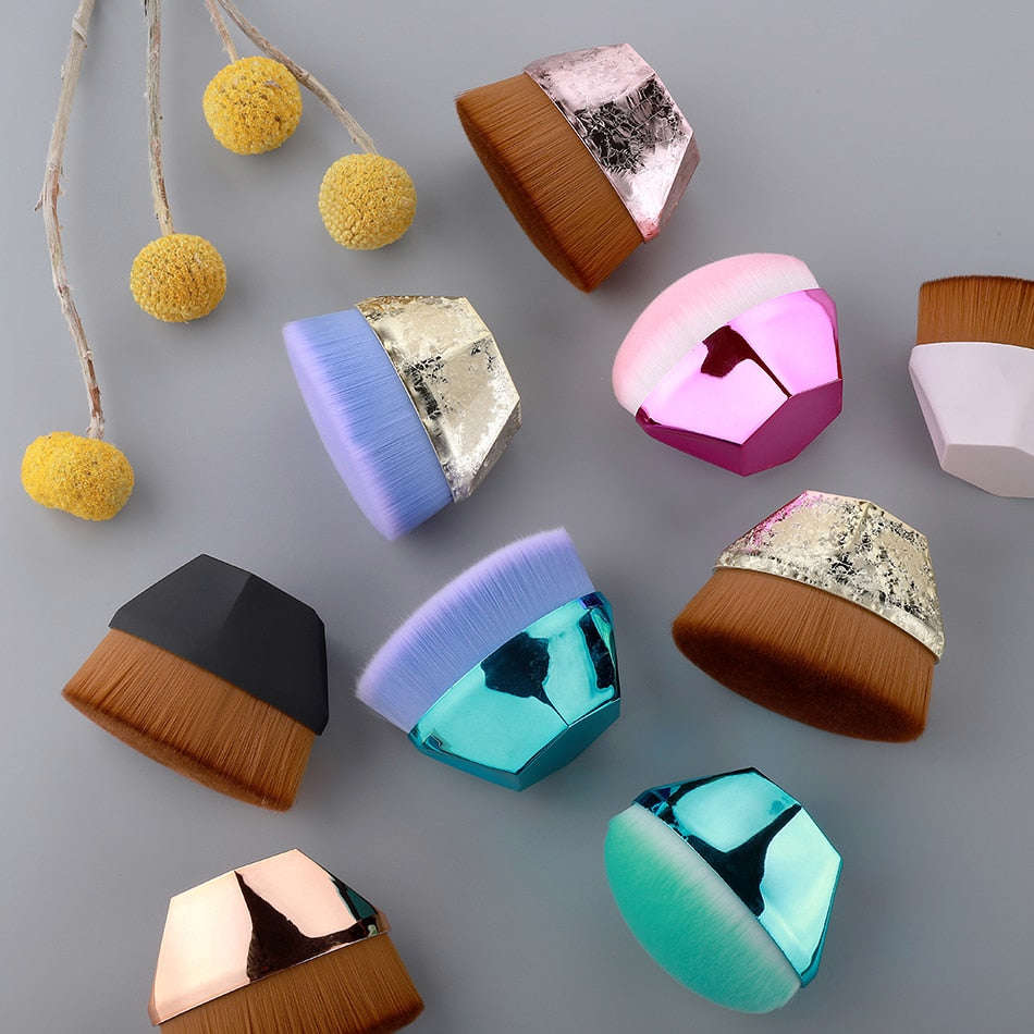 1Pcs 14 Colors Premium Foundation Brush Powder Face Makeup Brush Cosmetic Tools Kit