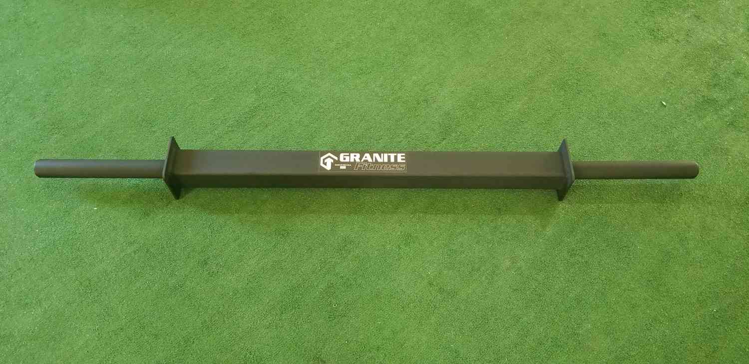 Granite Fitness Pinch Grip Square Bar 3x3 (Saxon) Barbell / Bar