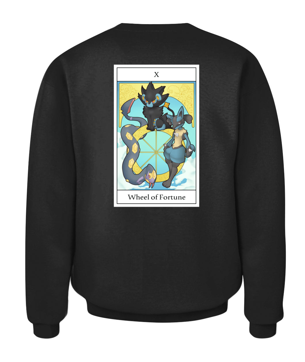 Tarot Wheel Of Fortune Custom Graphic Cotton T-Shirt